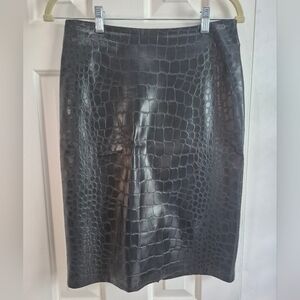 Faux Alligator Skirt